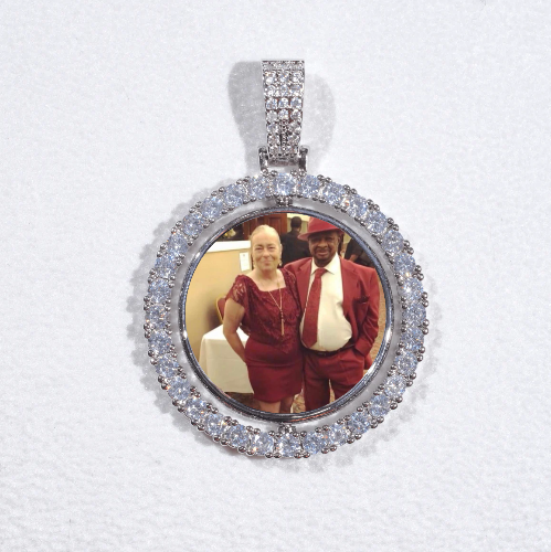3D Spinning 2-Faced Custom Picture Pendant