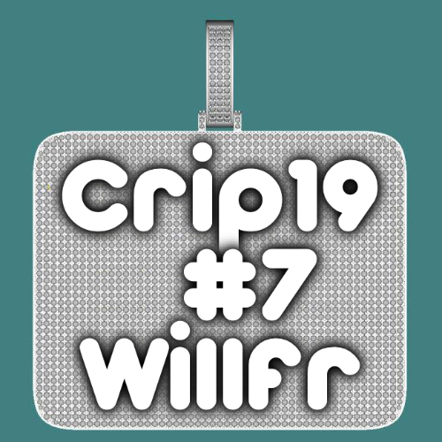 CUSTOM LETTER NECKLACE 3D BIG SQUARE
