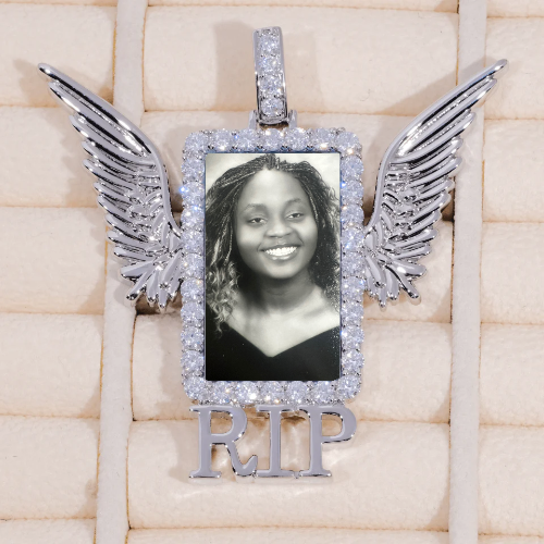 RIP WING 3D CUSTOM PICTURE PENDANT