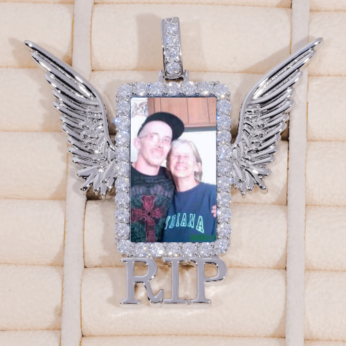 RIP WING 3D CUSTOM PICTURE PENDANT