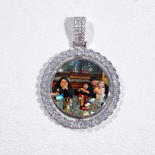 3D Spinning 2-Faced Custom Picture Pendant