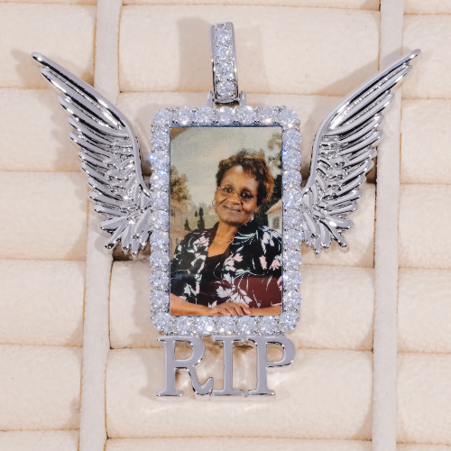 RIP WING 3D CUSTOM PICTURE PENDANT