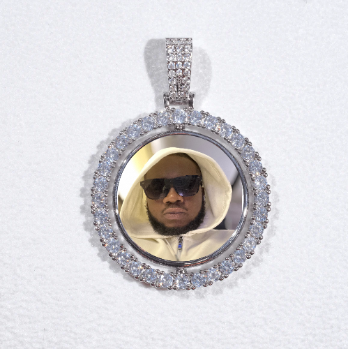 3D Spinning 2-Faced Custom Picture Pendant