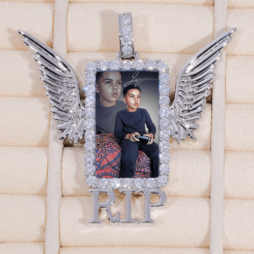 RIP WING 3D CUSTOM PICTURE PENDANT