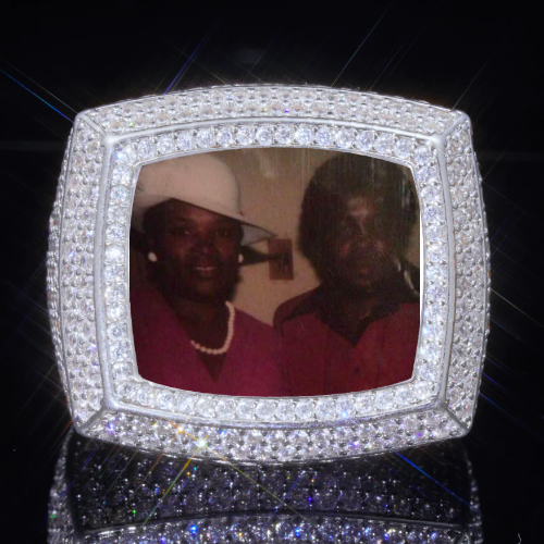 3D CUSTOM PICTURE ICED RING