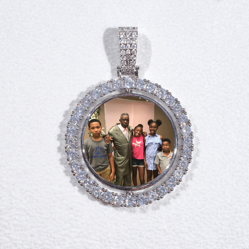 3D Spinning 2-Faced Custom Picture Pendant
