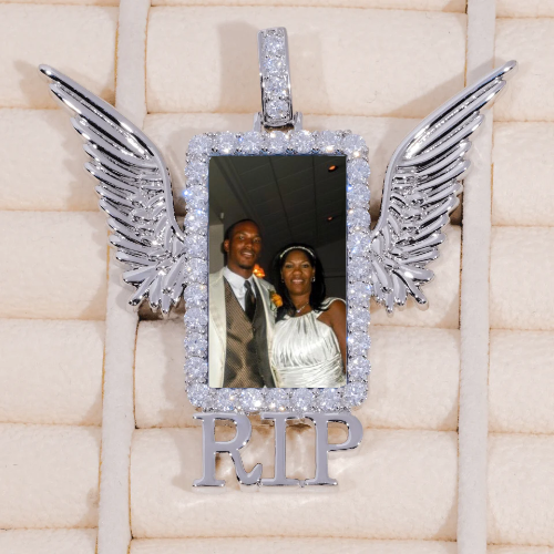 RIP WING 3D CUSTOM PICTURE PENDANT