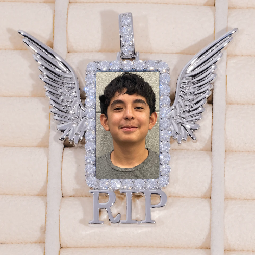 RIP WING 3D CUSTOM PICTURE PENDANT