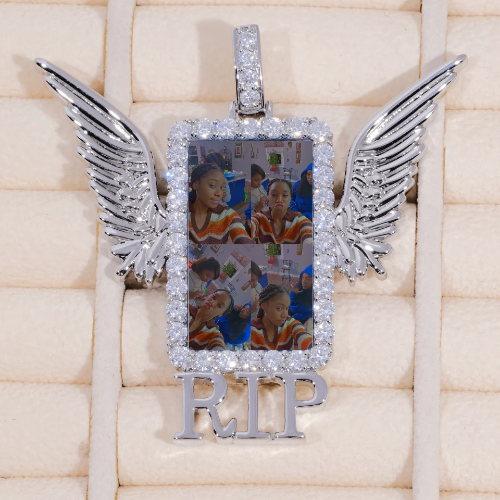 RIP WING 3D CUSTOM PICTURE PENDANT