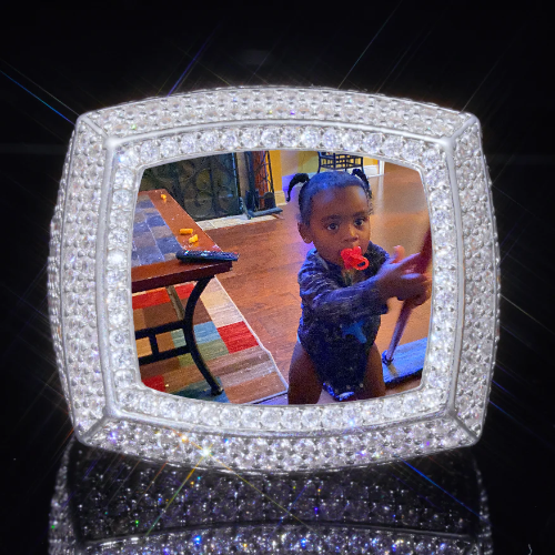 3D CUSTOM PICTURE ICED RING