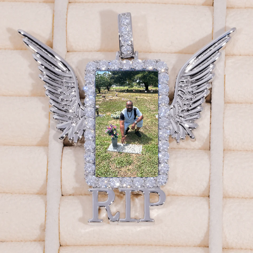 RIP WING 3D CUSTOM PICTURE PENDANT