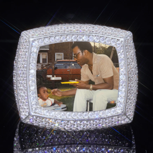 3D CUSTOM PICTURE ICED RING