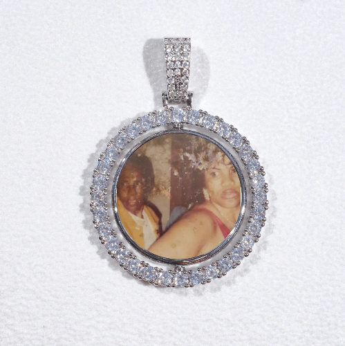 3D Spinning 2-Faced Custom Picture Pendant