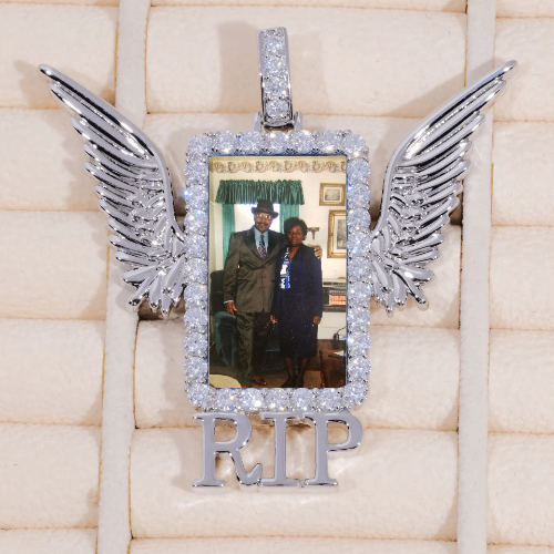 RIP WING 3D CUSTOM PICTURE PENDANT