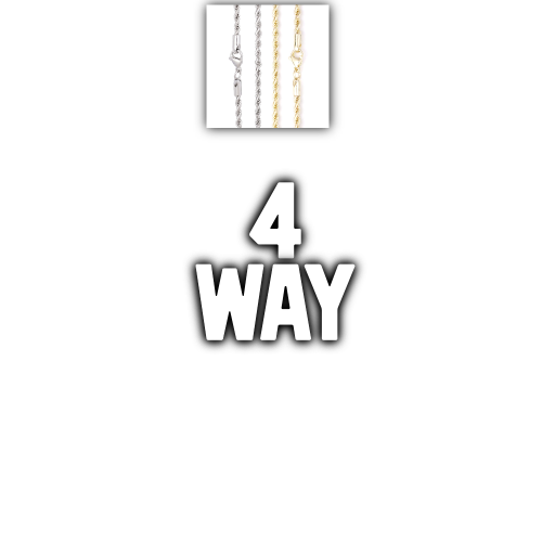 Custom Letters Baguette Two Layer Necklace