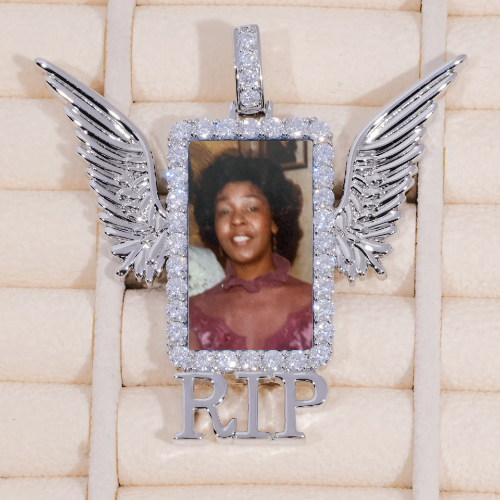RIP WING 3D CUSTOM PICTURE PENDANT