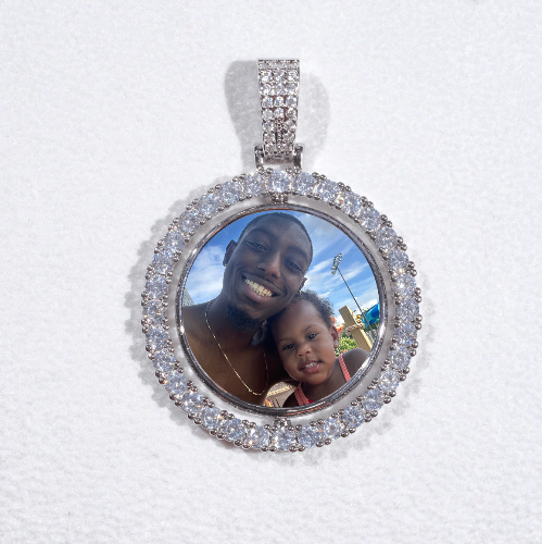 3D Spinning 2-Faced Custom Picture Pendant