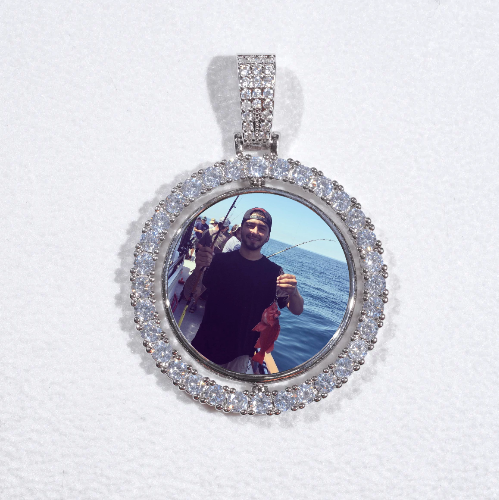 3D Spinning 2-Faced Custom Picture Pendant