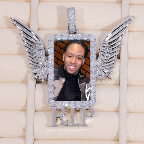 RIP WING 3D CUSTOM PICTURE PENDANT
