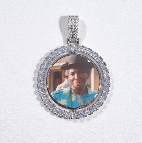 3D Spinning 2-Faced Custom Picture Pendant
