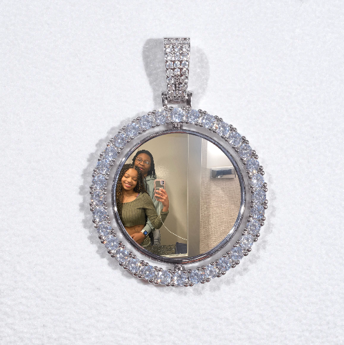 3D Spinning 2-Faced Custom Picture Pendant