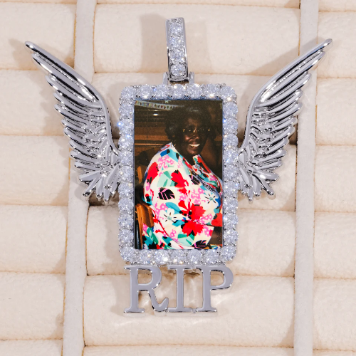 RIP WING 3D CUSTOM PICTURE PENDANT