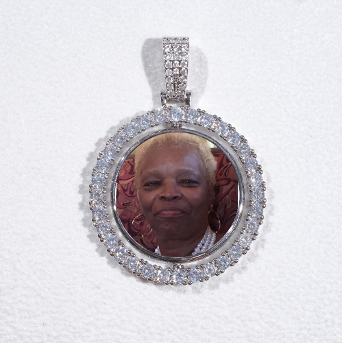 3D Spinning 2-Faced Custom Picture Pendant