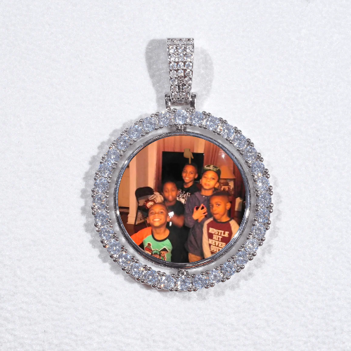 3D Spinning 2-Faced Custom Picture Pendant