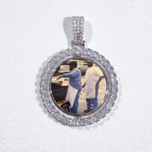 3D Spinning 2-Faced Custom Picture Pendant