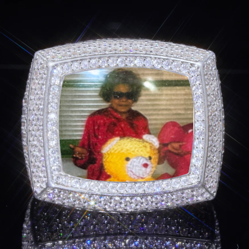 3D CUSTOM PICTURE ICED RING