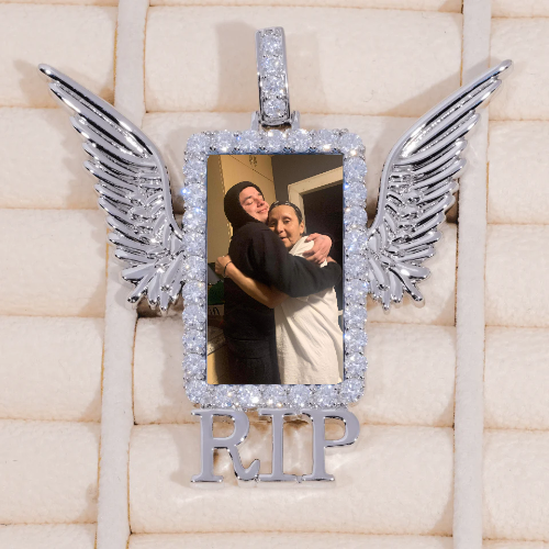 RIP WING 3D CUSTOM PICTURE PENDANT