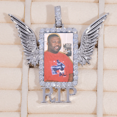 RIP WING 3D CUSTOM PICTURE PENDANT