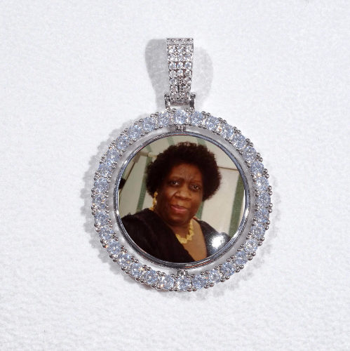3D Spinning 2-Faced Custom Picture Pendant