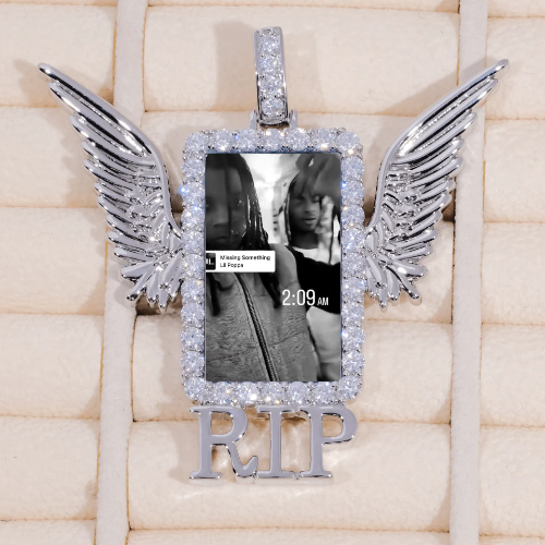 RIP WING 3D CUSTOM PICTURE PENDANT