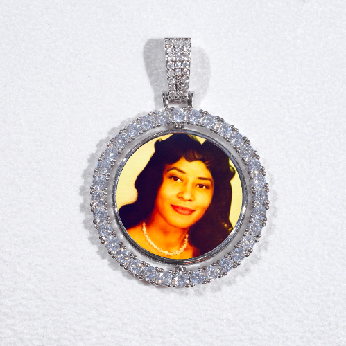 3D Spinning 2-Faced Custom Picture Pendant