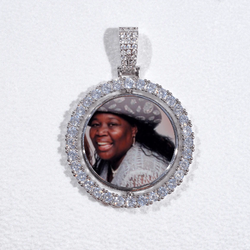 3D Spinning 2-Faced Custom Picture Pendant