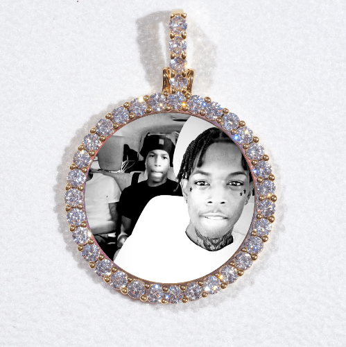 3D CIRCLE CUSTOM PICTURE PENDANT SMALL SIZE