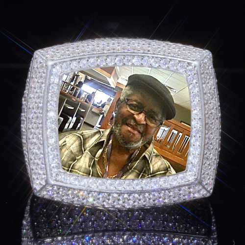 3D CUSTOM PICTURE ICED RING