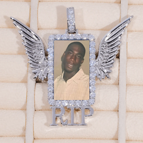 RIP WING 3D CUSTOM PICTURE PENDANT