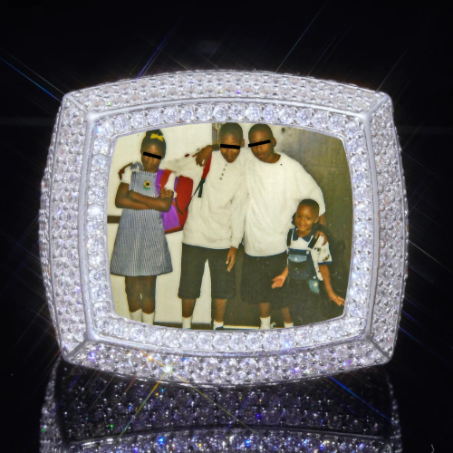 3D CUSTOM PICTURE ICED RING