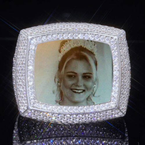 3D CUSTOM PICTURE ICED RING