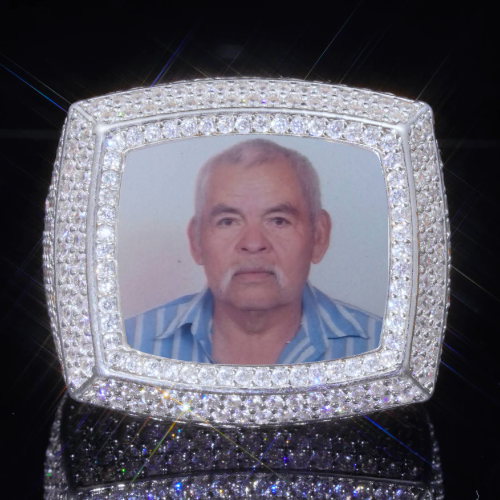 3D CUSTOM PICTURE ICED RING