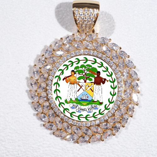 Large 3D Wheat Ear Custom Picture Pendant