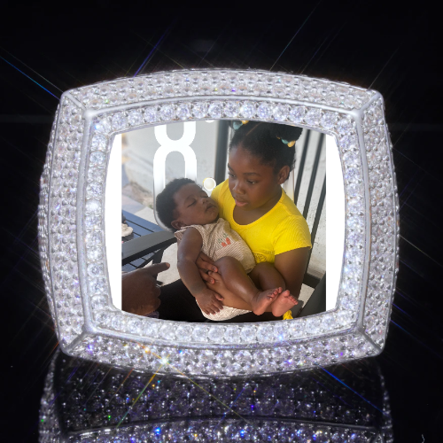 3D CUSTOM PICTURE ICED RING