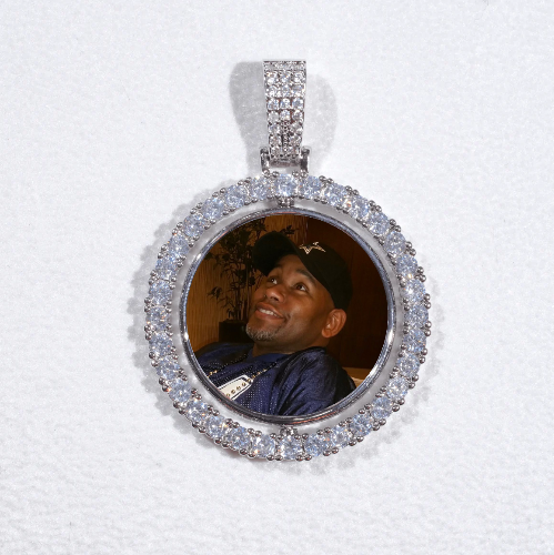 3D Spinning 2-Faced Custom Picture Pendant