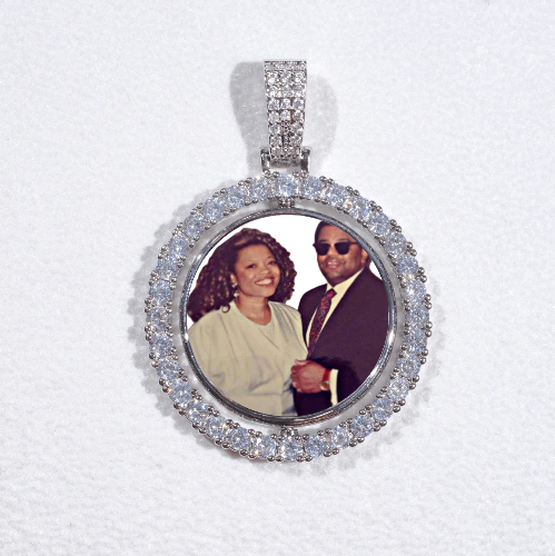 3D Spinning 2-Faced Custom Picture Pendant