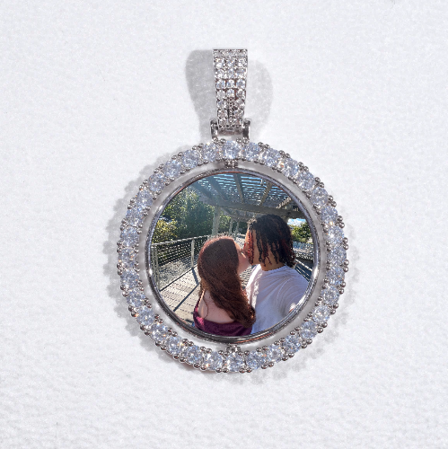 3D Spinning 2-Faced Custom Picture Pendant