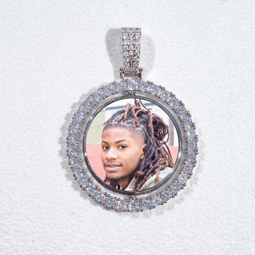 3D Spinning 2-Faced Custom Picture Pendant