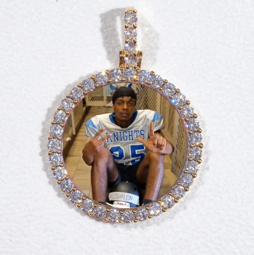 3D CIRCLE CUSTOM PICTURE PENDANT SMALL SIZE