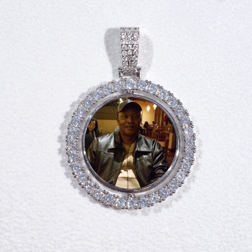 3D Spinning 2-Faced Custom Picture Pendant